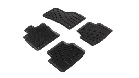 Dywaniki TPE do Volkswagen Golf VII Hatchback (2012-2020) - korytkowe dywaniki samochodowe - Amal Plast - przód i tył