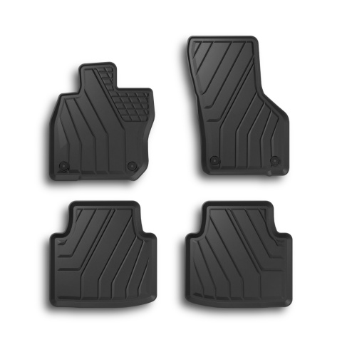 Dywaniki TPE do Volkswagen Golf VIII Variant (2019-....) - korytkowe dywaniki samochodowe - Amal Plast - przód i tył