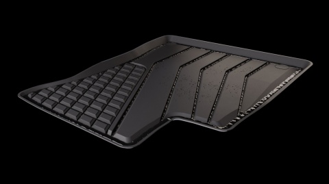 Dywaniki TPE do Mercedes-Benz GLB X247 SUV (2019-....) - korytkowe dywaniki samochodowe - Amal Plast - przód i tył