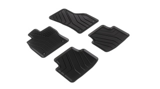 Dywaniki TPE do Seat Leon IV Hatchback (2020-....) - korytkowe dywaniki samochodowe - Amal Plast - przód i tył