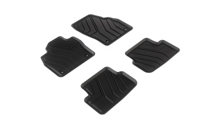 Dywaniki TPE do Volkswagen Polo VI Hatchback (2017-....) - korytkowe dywaniki samochodowe - Amal Plast - przód i tył